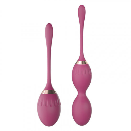 KIT BOLAS KEGEL LUST SIN VIBRACIÓN X3 VINO TINTO