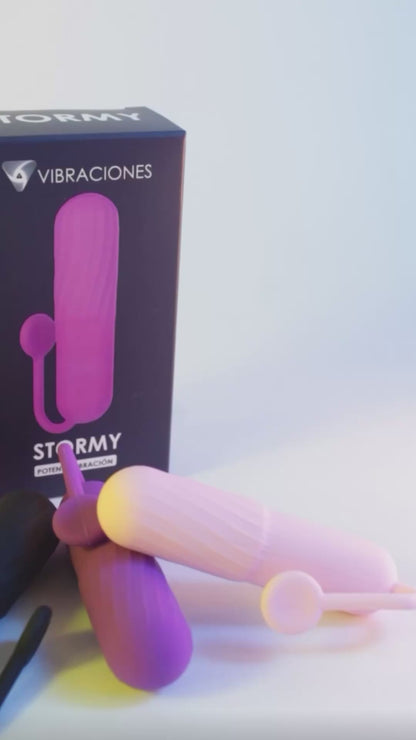 BALA VIBRADORA RECARGABLE VIBRACIONES STORMY